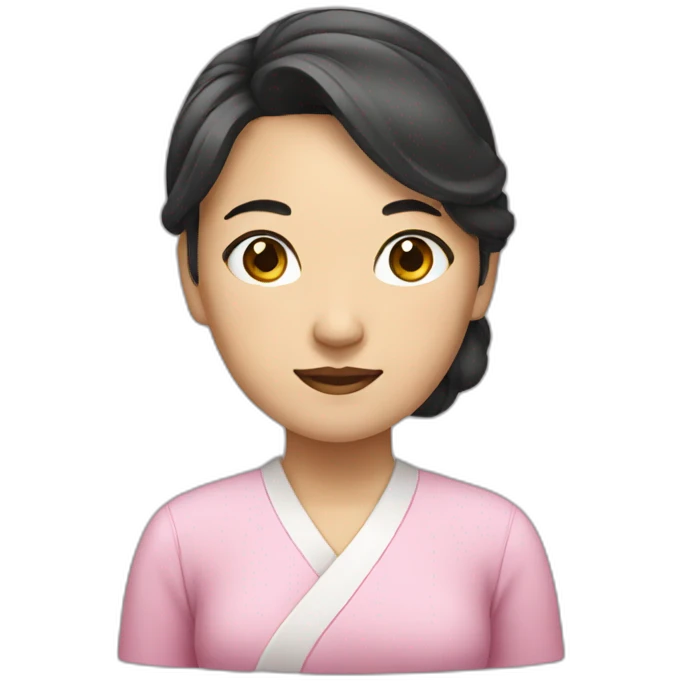 Chinese woman emoji
