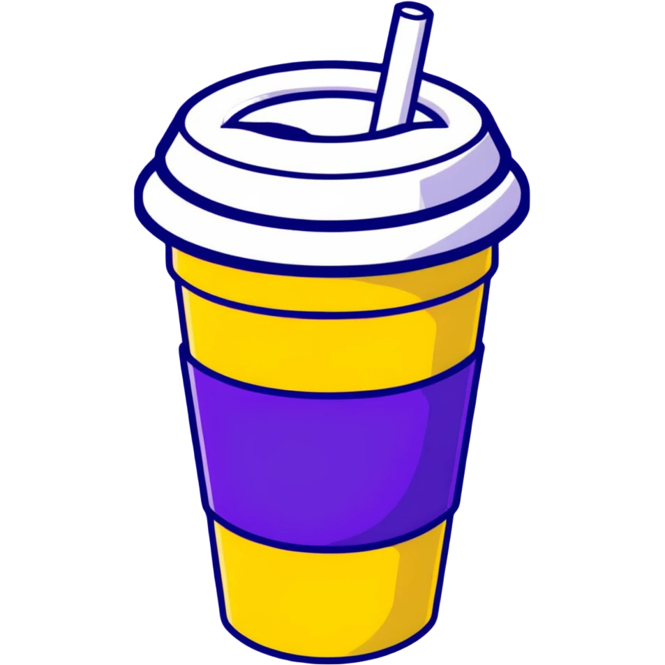 yellow disposable cup emoji
