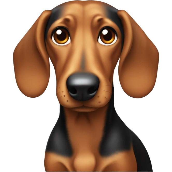 dachshound in constuctor  emoji