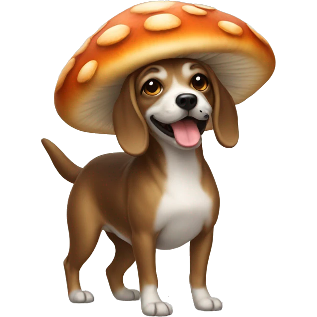 Mushroom dog emoji