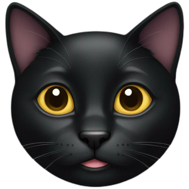 Black cat  emoji