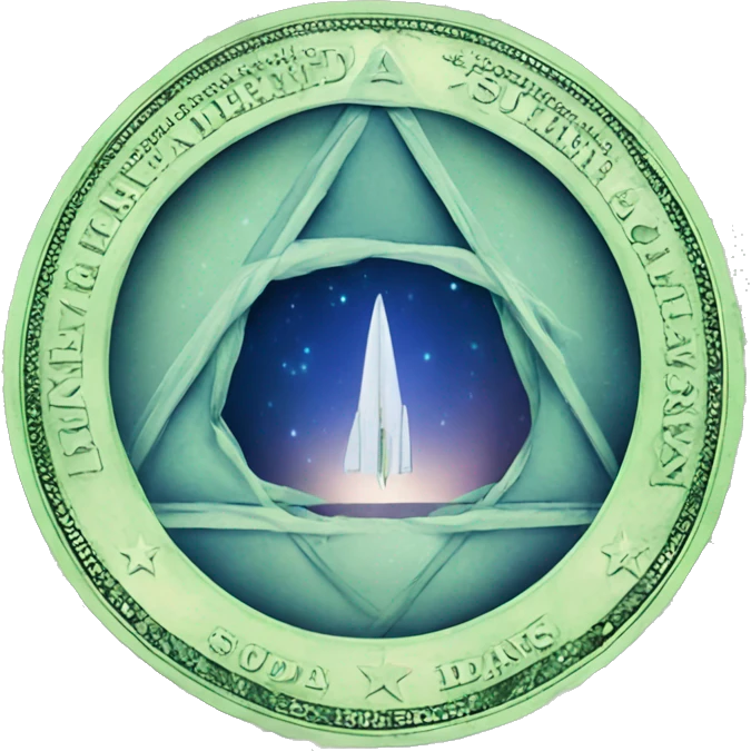 A stargate full of unites states dollars emoji