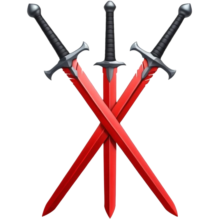black swords emoji