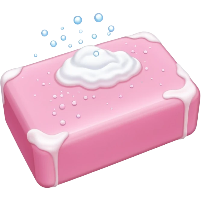 "fight club" pink soap 3/4 + foam emoji