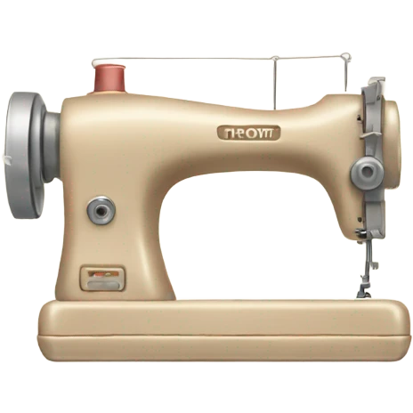 beige sewing machine emoji