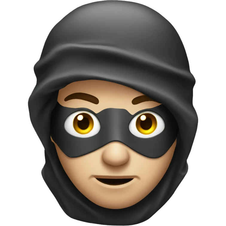 Burglar emoji