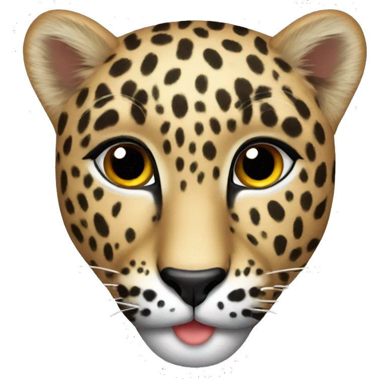 pretty leopard emoji