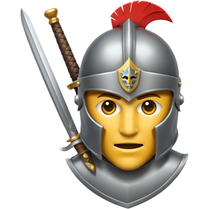 Emoji de iPhone de gladiador (a) emoji