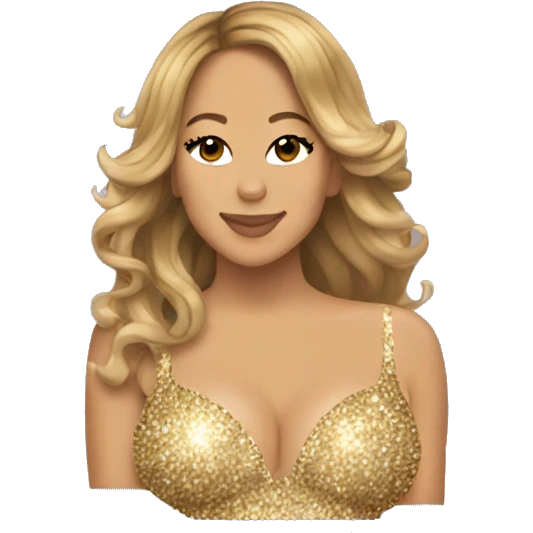 Mariah Carey glitter  emoji