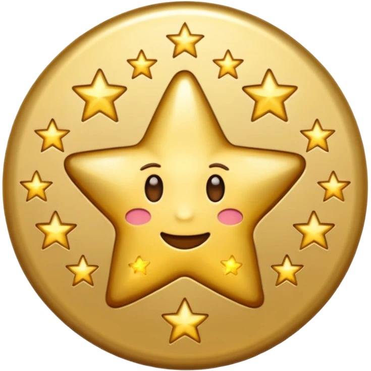 Can u make a emoji with 15 stars in a circle emoji