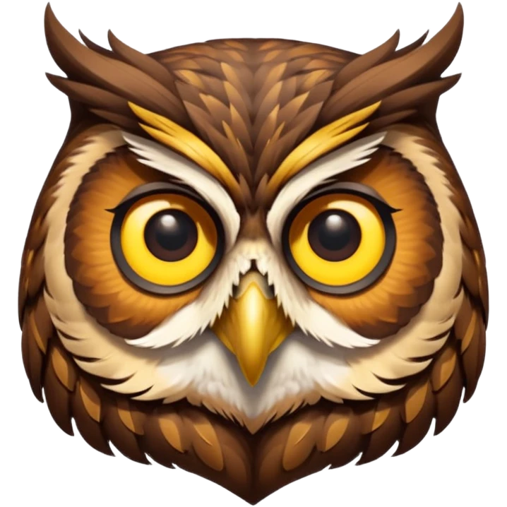 Cabeza de búho  emoji