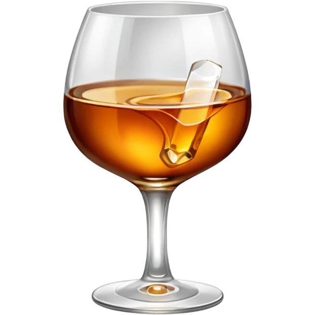 бокал коньяка emoji