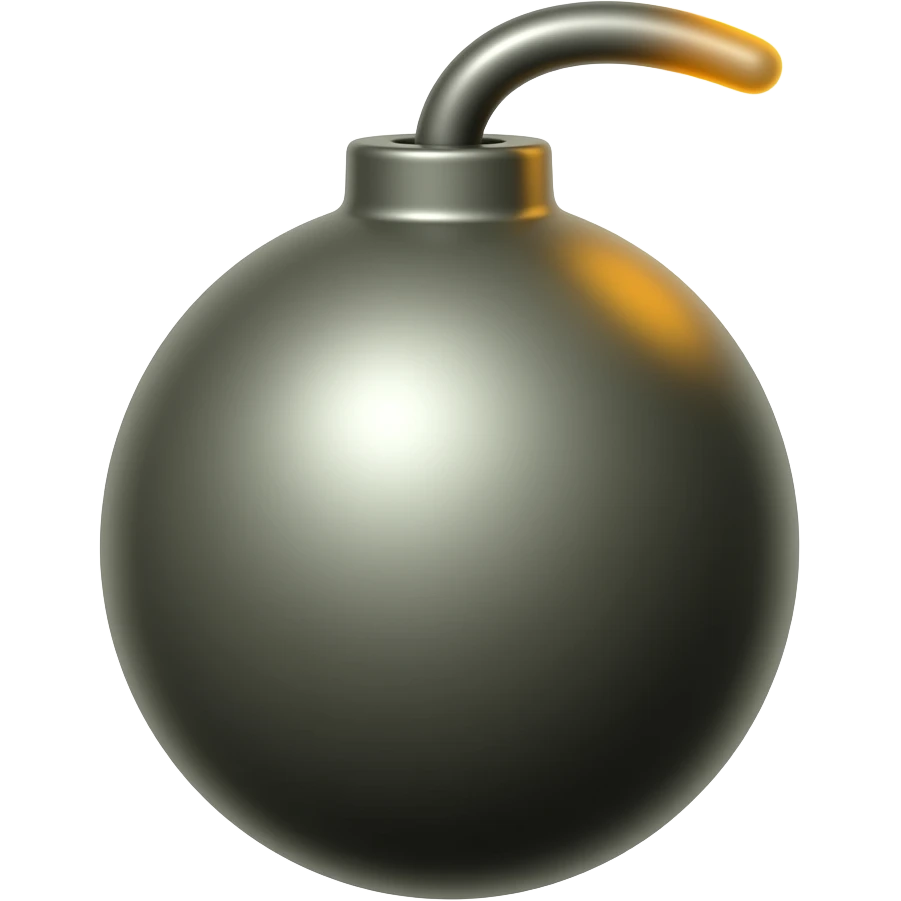 Bomb emoji