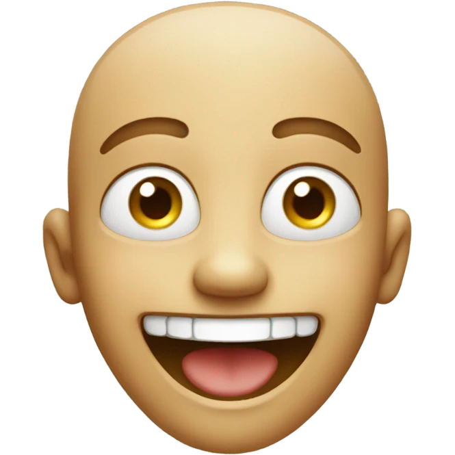 extremely happy face emoji