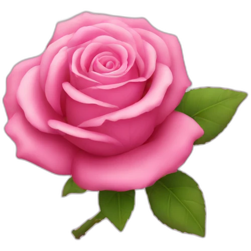 pink rose emoji