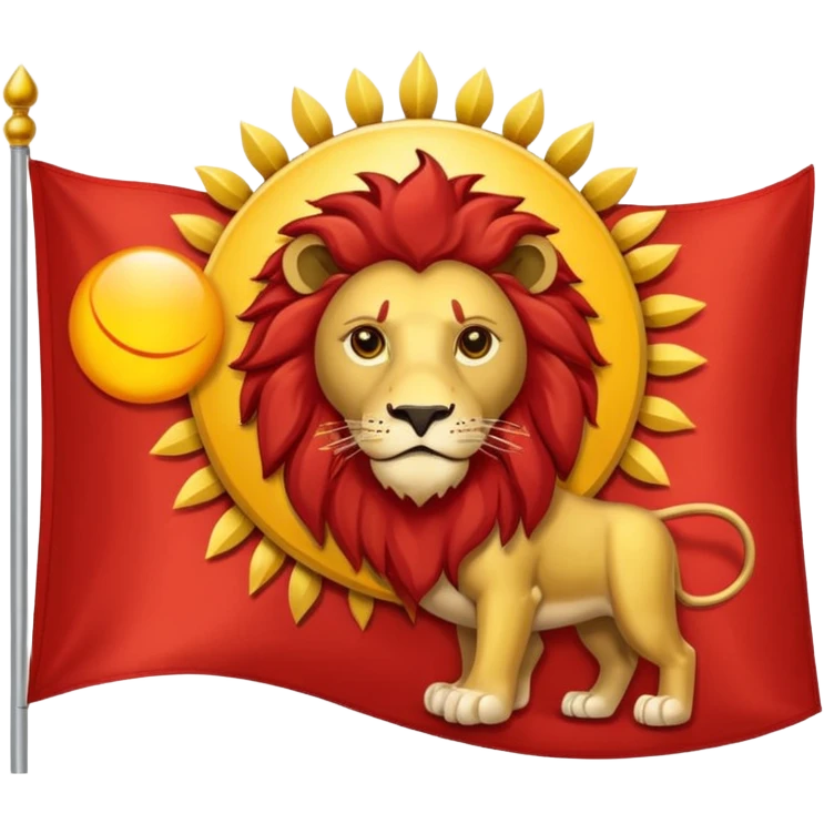 پرچم شیر خورشید emoji