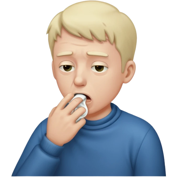 чоловічок який кашляє emoji