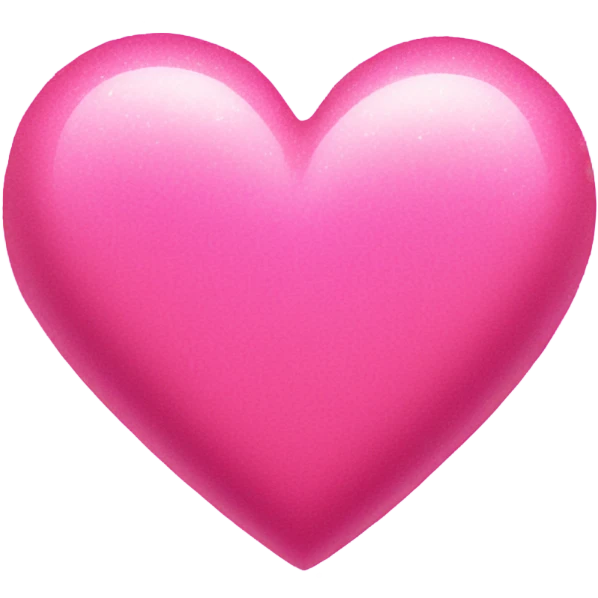 Big pink heart with sparkles 2000s vibes  emoji
