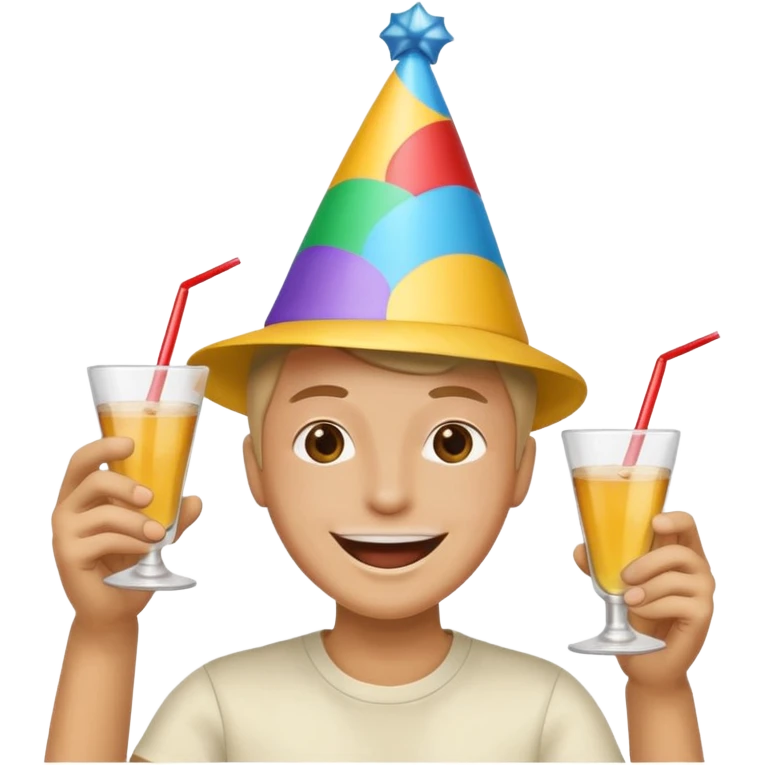 Drinking shots emoji