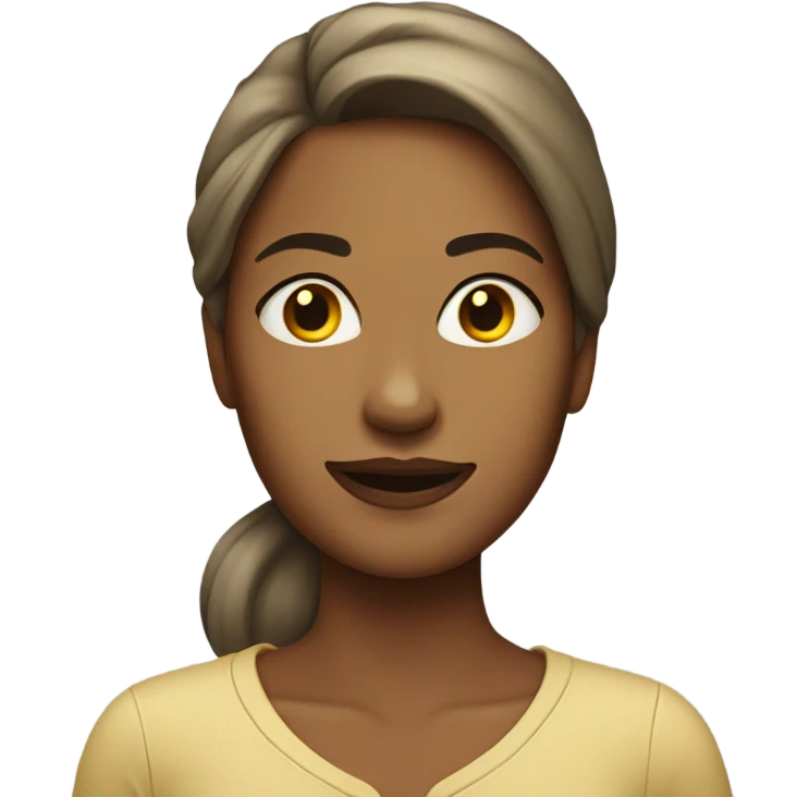 Woman smirking emoji