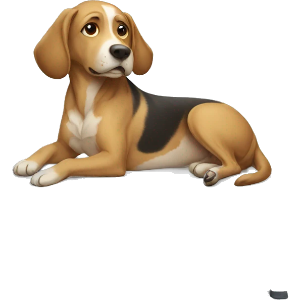 Dog on examination table emoji