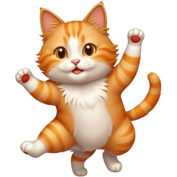Dancing cat  emoji