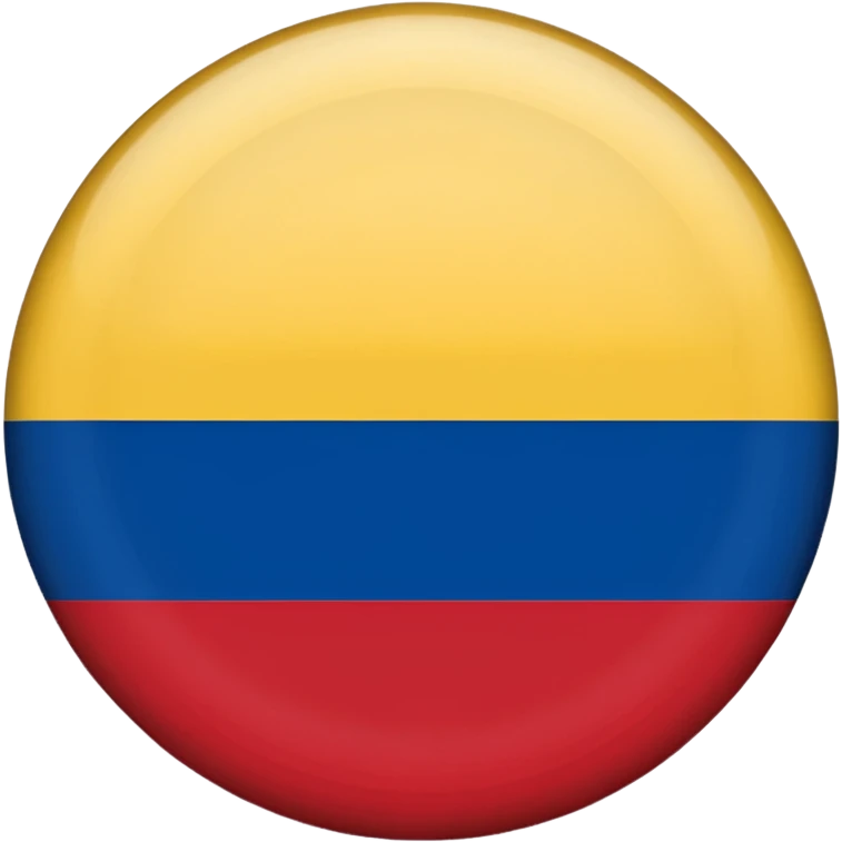 Bandera de colombia circular emoji