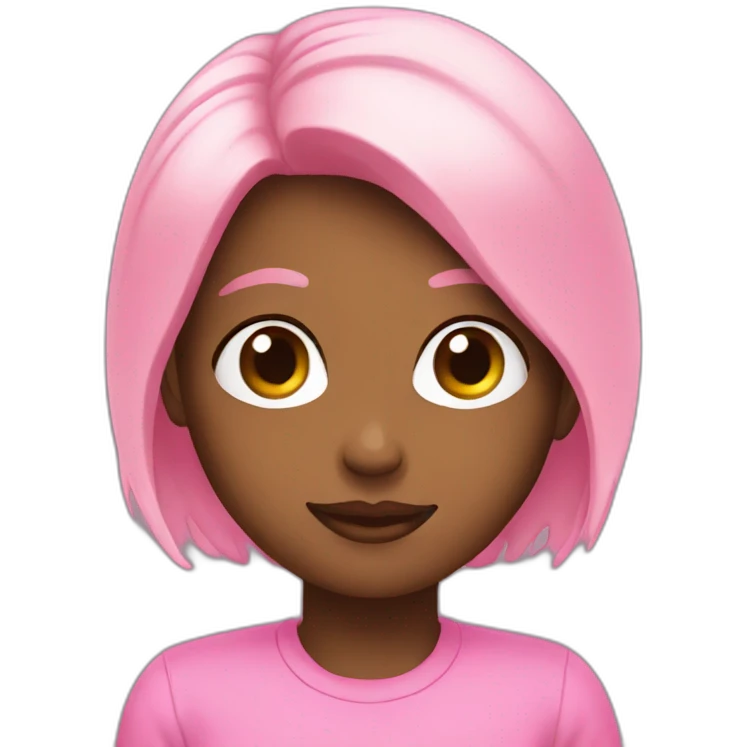 pink girfriend emoji