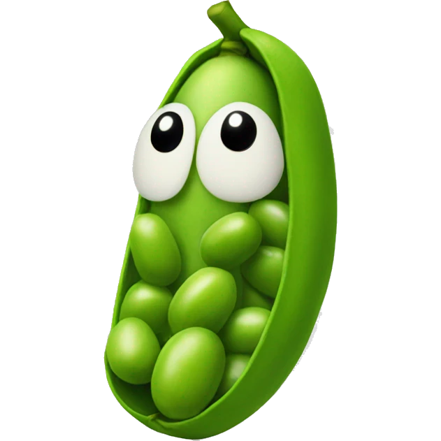 edamame bean emoji