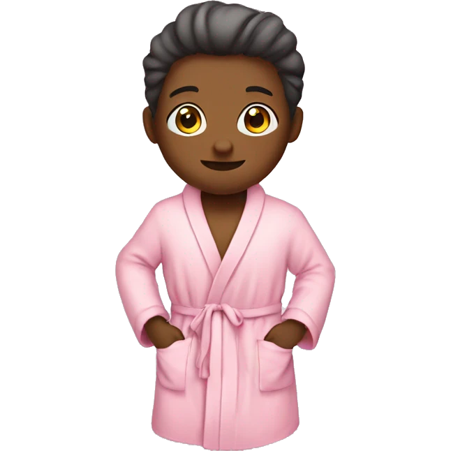 Cute light pink robe emoji