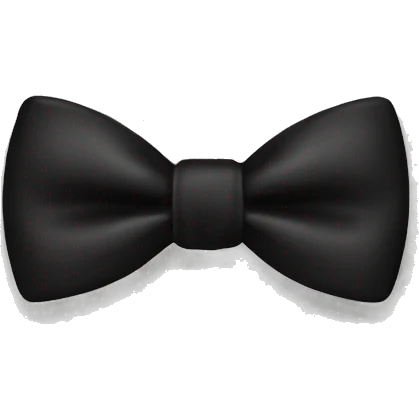 black bowtie emoji