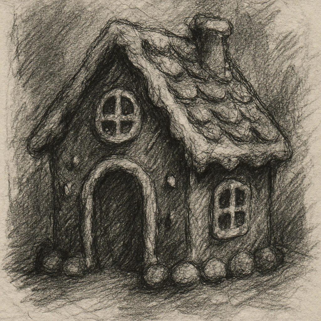 gingerbread house emoji