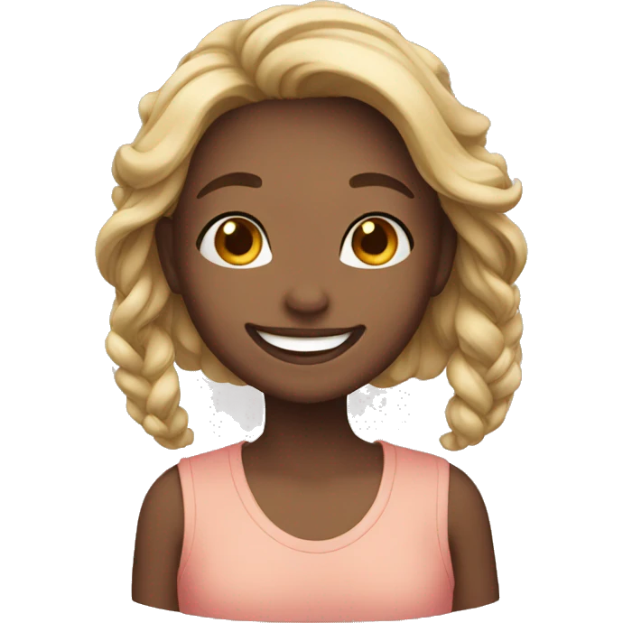 Happy girl emoji