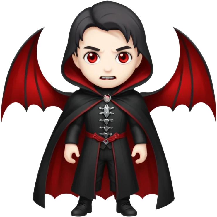 vampire, chibi full body emoji