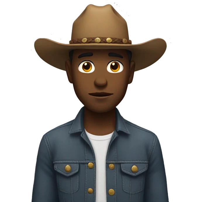 🤠 but sad emoji