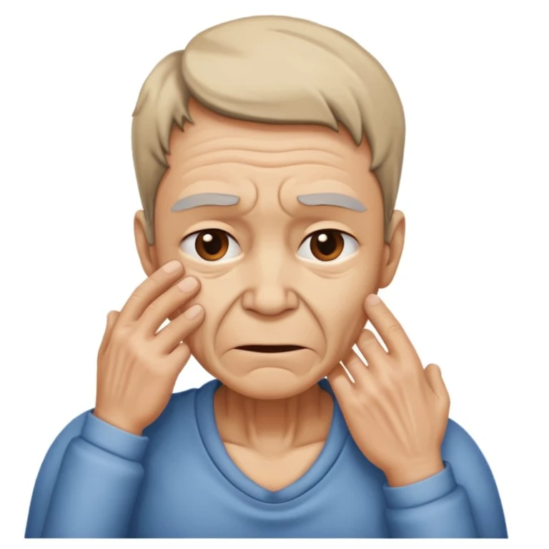 Grabbing neck emoji