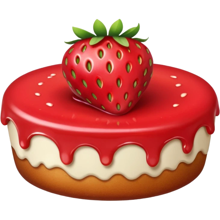red dessert emoji