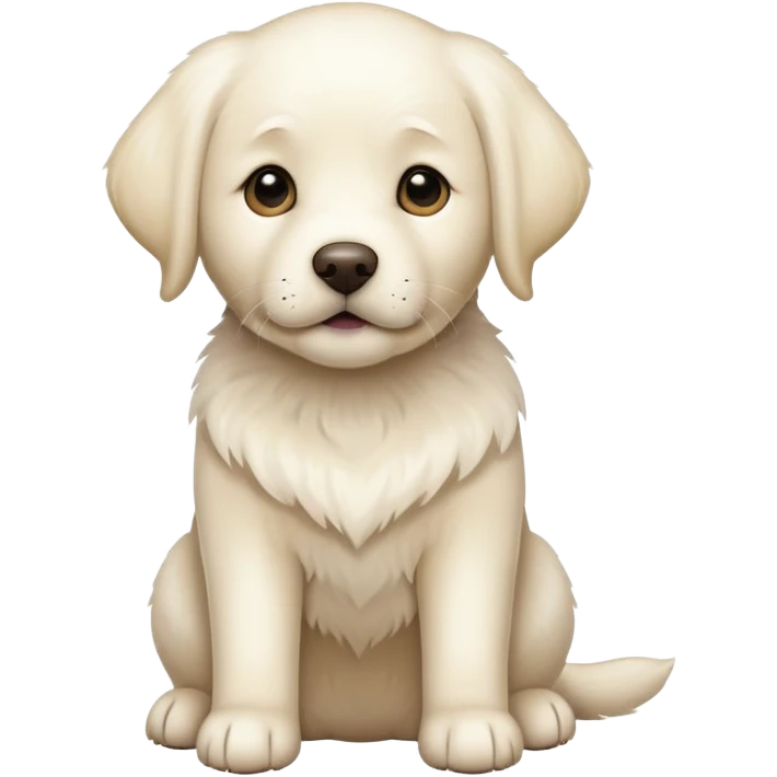 White Labrador emoji