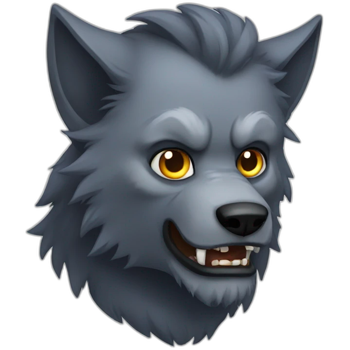 Werewolf emoji