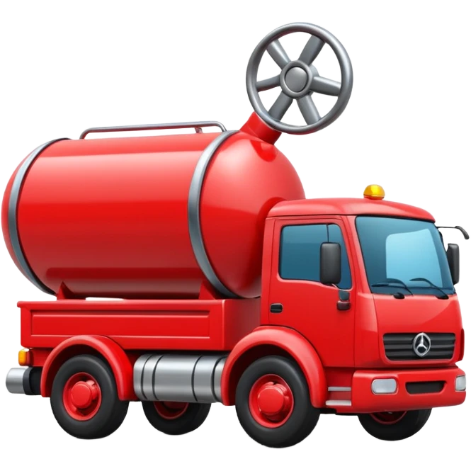 Camion avec des gyropahre emoji