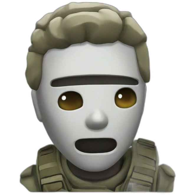 Ghost de COD of duty  emoji