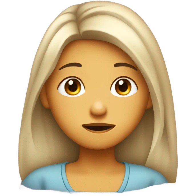 Tired girl emoji
