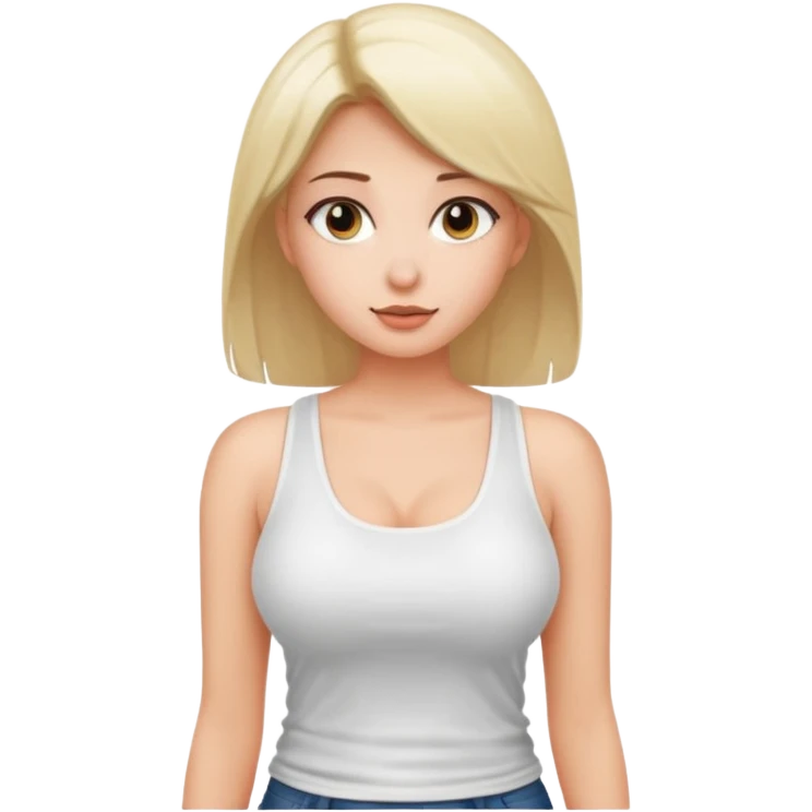 naked girl with big boobs emoji