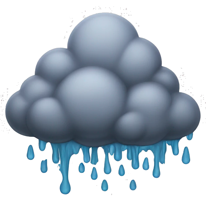 Acid Rain Cloud emoji
