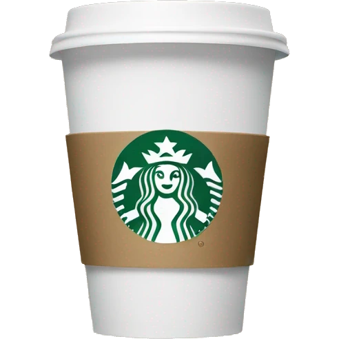 starbucks coffee cup emoji