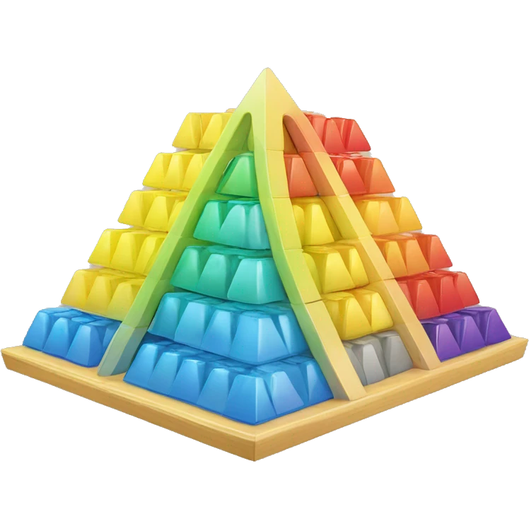 pyramid sorter toy emoji