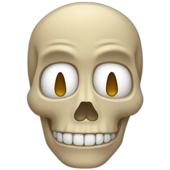 Tête de crâne emoji