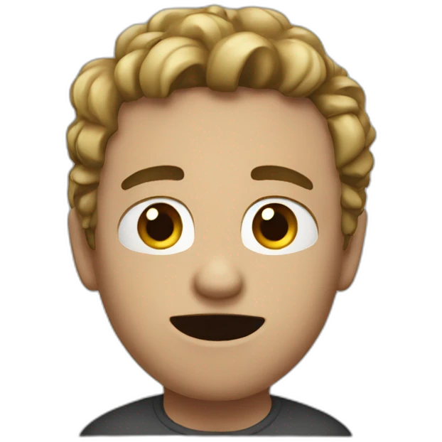 person saying "no" emoji