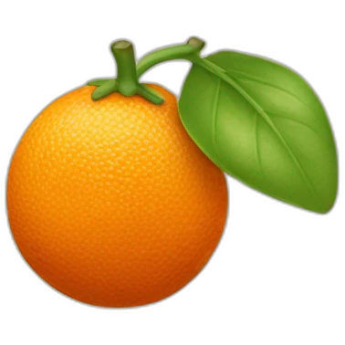 Mini pelle orange  emoji