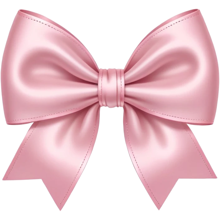 Light pink bow emoji